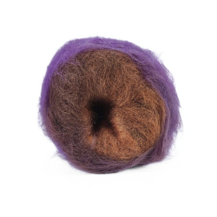 6 Пряжа Laines du Nord Poema Mohair, 150г - 600м, різнокольоровий 70% кід мохер, 30% шовк