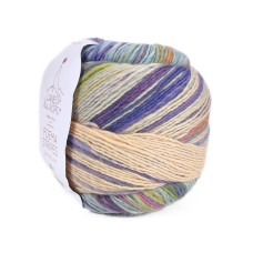 6 Пряжа Laines du Nord Poema Stripes, 150г - 450м, різнокольоровий, 100% вовна