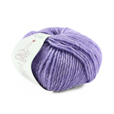 6 Пряжа Laines du Nord Silky Wool, 50г - 100м, бузковий, 80% вовна, 20% шовк