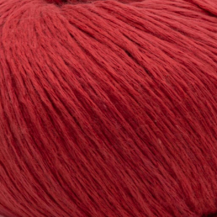 6 Пряжа Laines du Nord Soft Lino, 50г - 135м, червоний, 80% льон, 20% бавовна