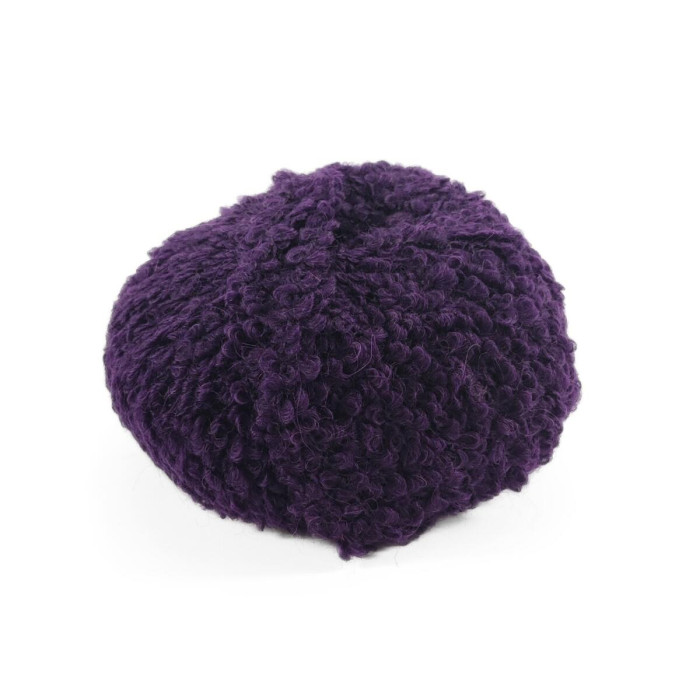 6 Пряжа Laines du Nord Teddy B, 50г - 120м, фіолетовий, 75% альпака, 10% вовна, 15% поліамід