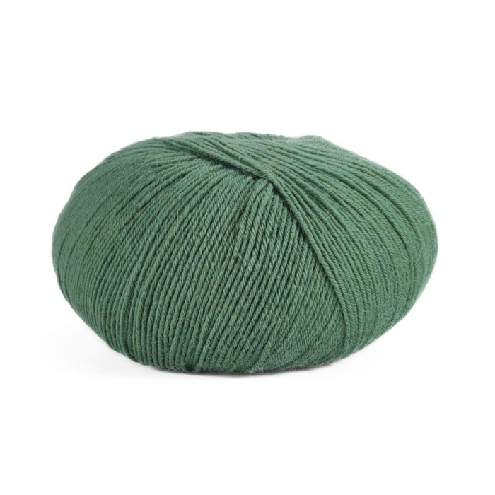 6 Шкарпеткова Пряжа Laines du Nord Unisock 6 PLY, 100г - 400м, зелений, 75% вовна, 25% нейлон