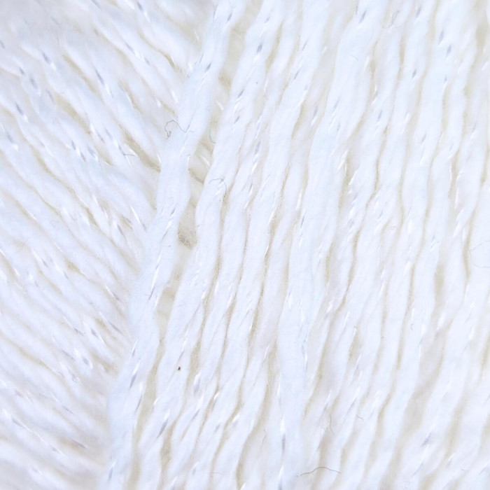 60 Пряжа Adriafil Tenerife, 50г - 90м, білий, 90% бавовна, 10% віскоза