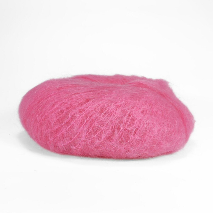 60 Пряжа Mondial Lieve, 50г - 140м, ніжно-рожевий, 90% кід мохер, 10% мікрофібра PА