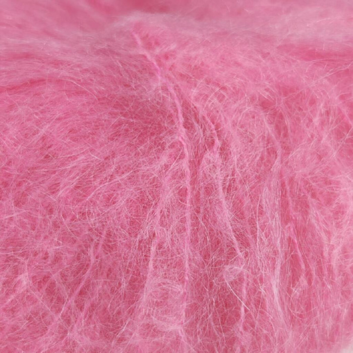 60 Пряжа Mondial Lieve, 50г - 140м, ніжно-рожевий, 90% кід мохер, 10% мікрофібра PА