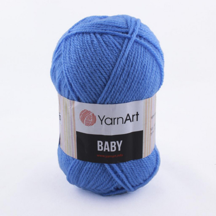600 Пряжа Baby 50гр - 150м (Синій) YarnArt