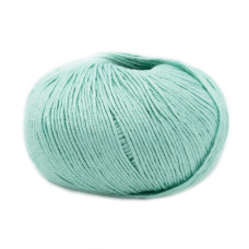 600 Пряжа Laines du Nord Baby Soft, 50г - 135м, бірюзовий, 50% бавовна органічна, 50% cоєві волокна