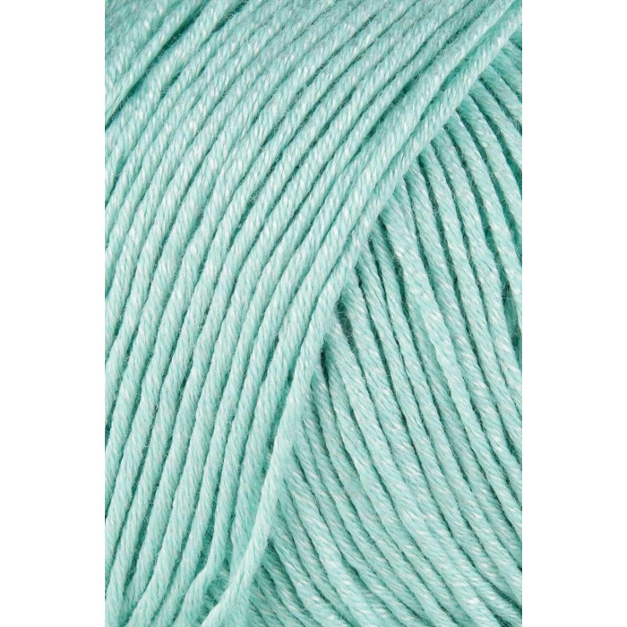 600 Пряжа Laines du Nord Baby Soft, 50г - 135м, бірюзовий, 50% бавовна органічна, 50% cоєві волокна