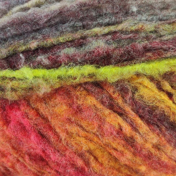 600 Пряжа Mondial Giove, 300г - 600м, мультиколор, 25% вовна, 70% мікрофібра PC, 5% мікрофібра PL