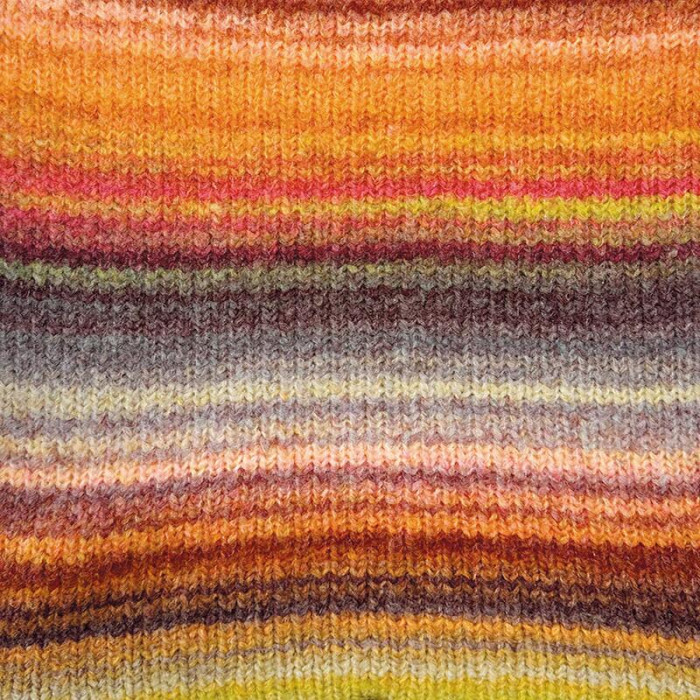 600 Пряжа Mondial Giove, 300г - 600м, мультиколор, 25% вовна, 70% мікрофібра PC, 5% мікрофібра PL