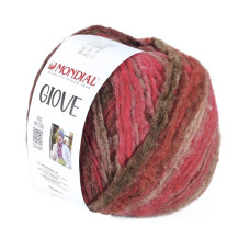 601 Пряжа Mondial Giove, 300г - 600м, мультиколор, 25% вовна, 70% мікрофібра PC, 5% мікрофібра PL