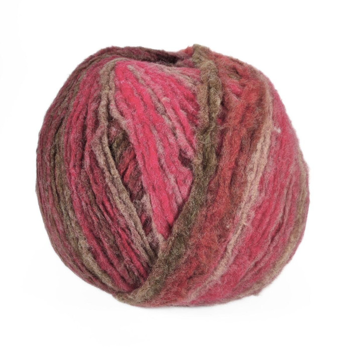 601 Пряжа Mondial Giove, 300г - 600м, мультиколор, 25% вовна, 70% мікрофібра PC, 5% мікрофібра PL