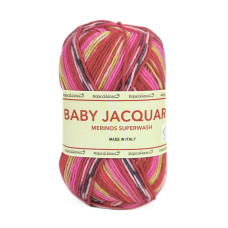 601 Пряжа Tropical Lane Baby Jacquard, 50г - 210м, мультіколор, 75% вовна, 25% нейлон