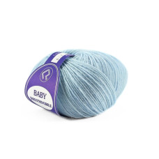 602 Пряжа Campolmi Filati Baby, 50г - 200м, небесний, 100% меринос