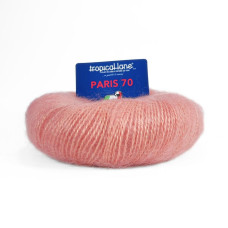 6027 Пряжа Tropical Lane Paris 70, 40г - 120м, чайна троянда, 70% кід мохер, 30% акрил