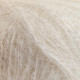 6028 Пряжа Lana Gatto Silk Mohair, 25г - 212м, молочний, 75% супер кідмохер, 25% шовк