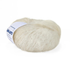 6028 Пряжа Lana Gatto Wool Mohair, 50г - 90м, перлинний, 73% мохер, 27% вовна