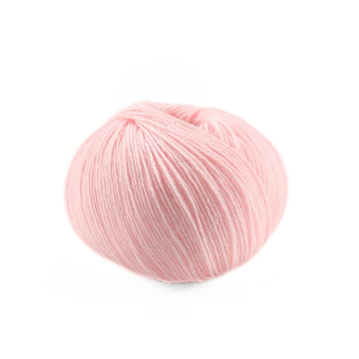 603 Пряжа Campolmi Filati Baby, 50г - 200м, ніжно-рожевий, 100% меринос