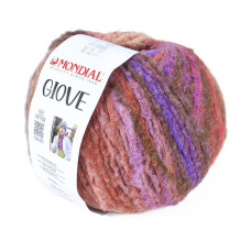 603 Пряжа Mondial Giove, 300г - 600м, мультиколор, 25% вовна, 70% мікрофібра PC, 5% мікрофібра PL