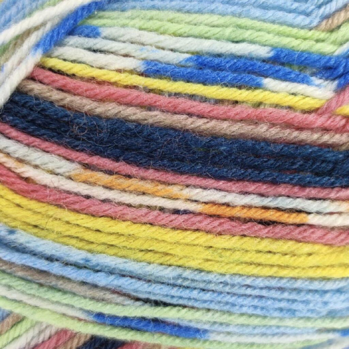 603 Пряжа Tropical Lane Baby Jacquard, 50г - 210м, мультіколор, 75% вовна, 25% нейлон