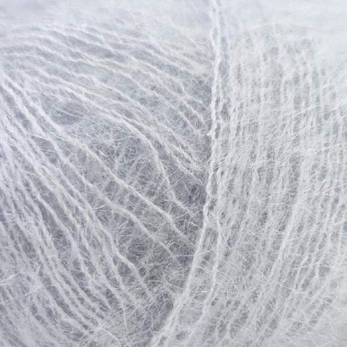 6033 Пряжа Lana Gatto Silk Mohair, 25г - 212м, блакитна крейда, 75% супер кідмохер, 25% шовк