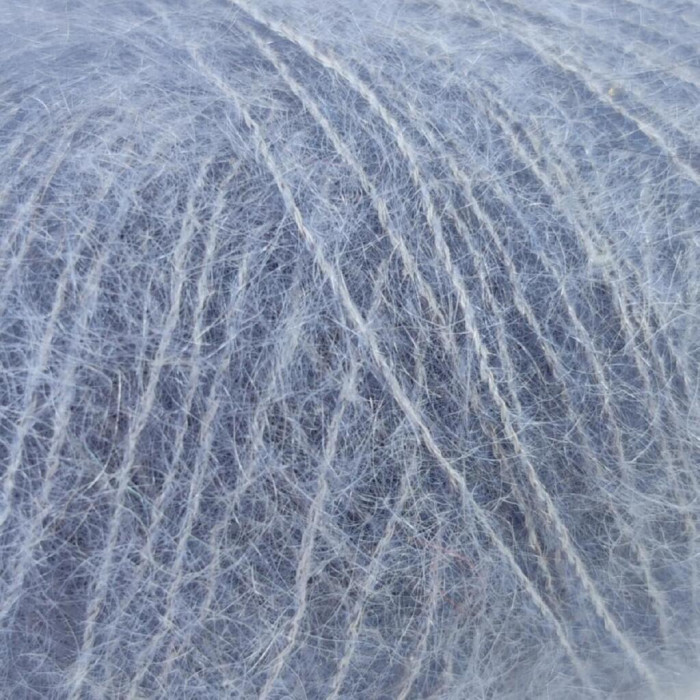 6034 Пряжа Lana Gatto Silk Mohair, 25г - 212м, джинс, 75% супер кідмохер, 25% шовк