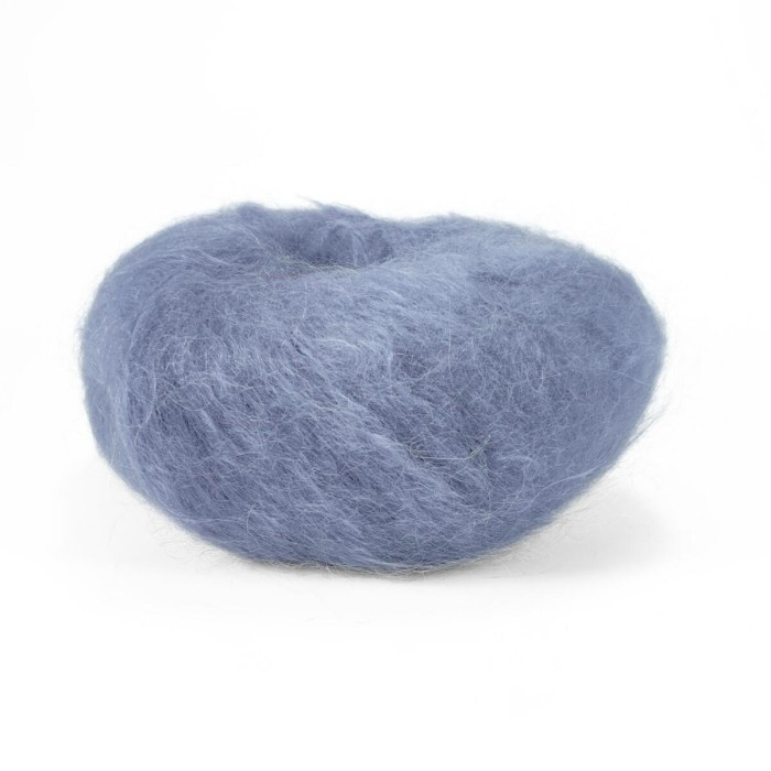 6034 Пряжа Lana Gatto Wool Mohair, 50г - 90м, світлий, 73% мохер, 27% вовна