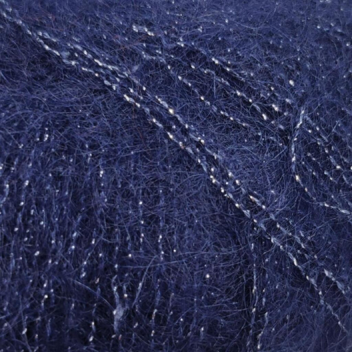 6035 Пряжа Lana Gatto Silk Mohair Lux, 25г - 210м, темно синій, 78% cуперкід мохер, 14% шовк, 4% нейлон, 4% поліамід