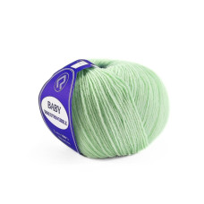 604 Пряжа Campolmi Filati Baby, 50г - 200м, м'ятний, 100% меринос