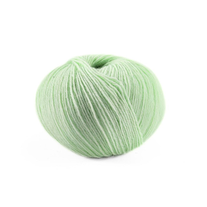 604 Пряжа Campolmi Filati Baby, 50г - 200м, м'ятний, 100% меринос