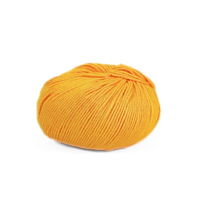 604 Пряжа Laines du Nord Baby Soft, 50г - 135м, соняшник, 50% бавовна органічна, 50% cоєві волокна