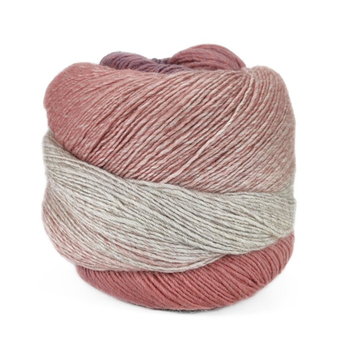 605 Пряжа Laines du Nord Poema, 150г - 600м, різнокольоровий, 100% вовна