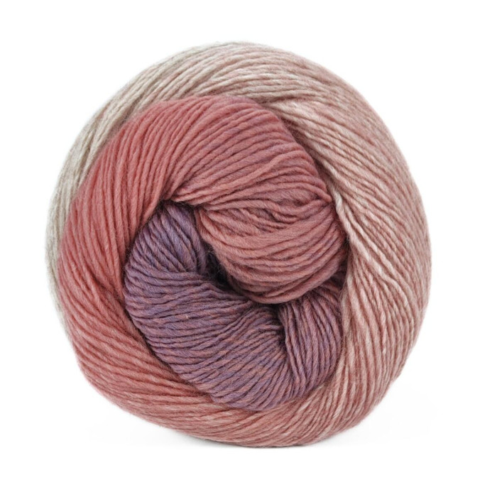 605 Пряжа Laines du Nord Poema, 150г - 600м, різнокольоровий, 100% вовна