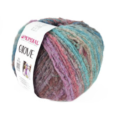 605 Пряжа Mondial Giove, 300г - 600м, мультиколор, 25% вовна, 70% мікрофібра PC, 5% мікрофібра PL