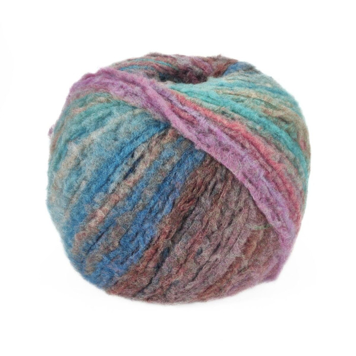 605 Пряжа Mondial Giove, 300г - 600м, мультиколор, 25% вовна, 70% мікрофібра PC, 5% мікрофібра PL