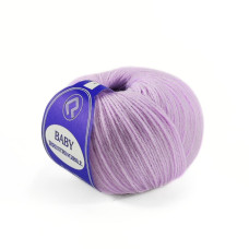 606 Пряжа Campolmi Filati Baby, 50г - 200м, бузковий, 100% меринос