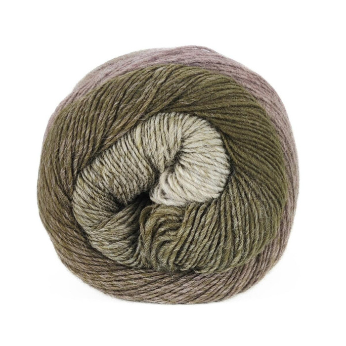 606 Пряжа Laines du Nord Poema, 150г - 600м, різнокольоровий, 100% вовна