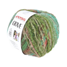 607 Пряжа Mondial Giove, 300г - 600м, мультиколор, 25% вовна, 70% мікрофібра PC, 5% мікрофібра PL