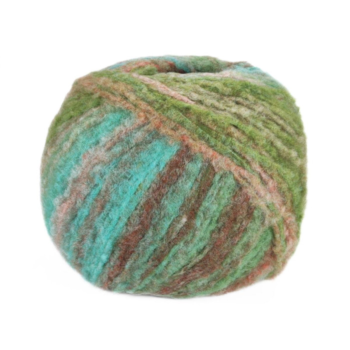 607 Пряжа Mondial Giove, 300г - 600м, мультиколор, 25% вовна, 70% мікрофібра PC, 5% мікрофібра PL