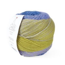 608 Пряжа Laines du Nord Poema, 150г - 600м, різнокольоровий, 100% вовна