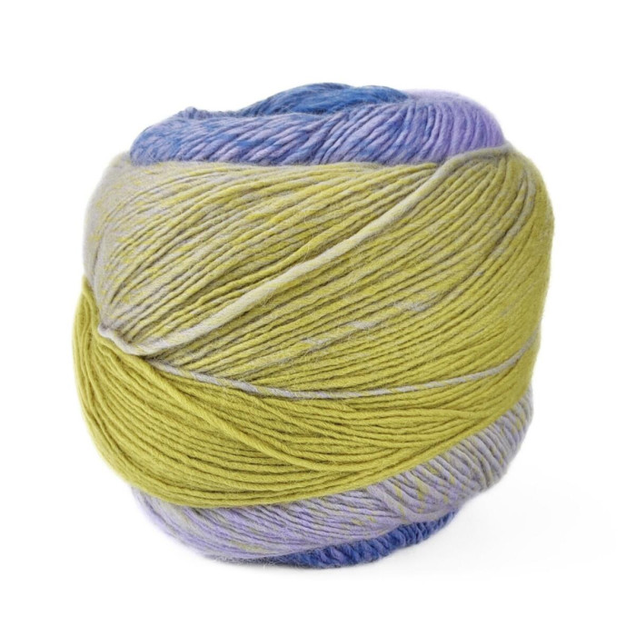 608 Пряжа Laines du Nord Poema, 150г - 600м, різнокольоровий, 100% вовна