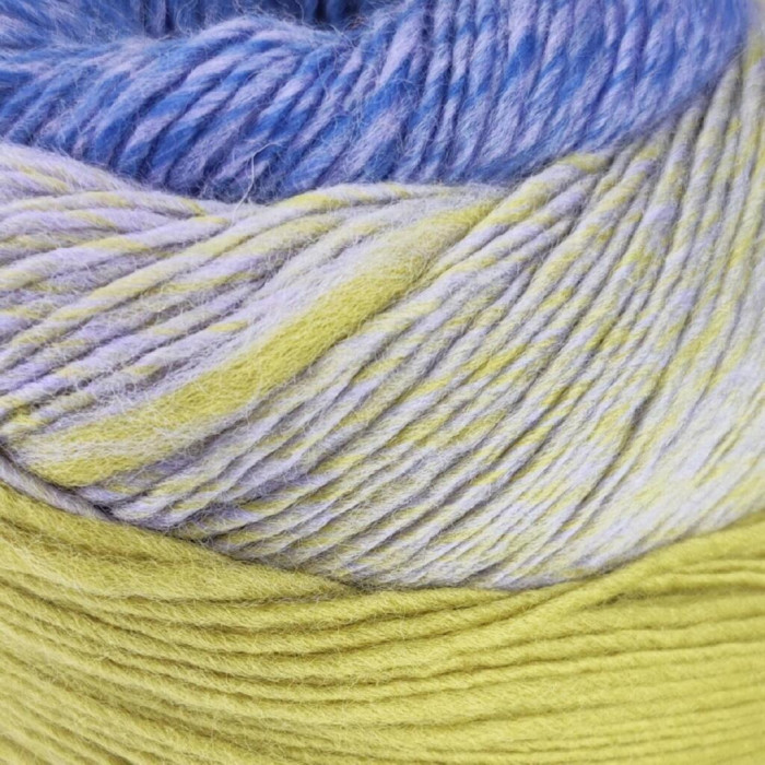 608 Пряжа Laines du Nord Poema, 150г - 600м, різнокольоровий, 100% вовна