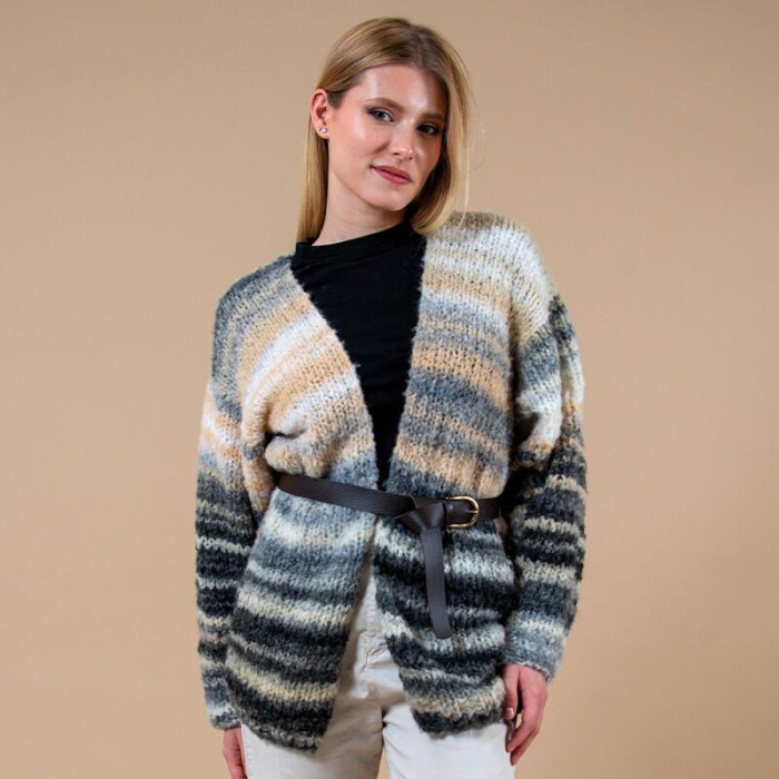 608 Пряжа Mondial Giove, 300г - 600м, мультиколор, 25% вовна, 70% мікрофібра PC, 5% мікрофібра PL