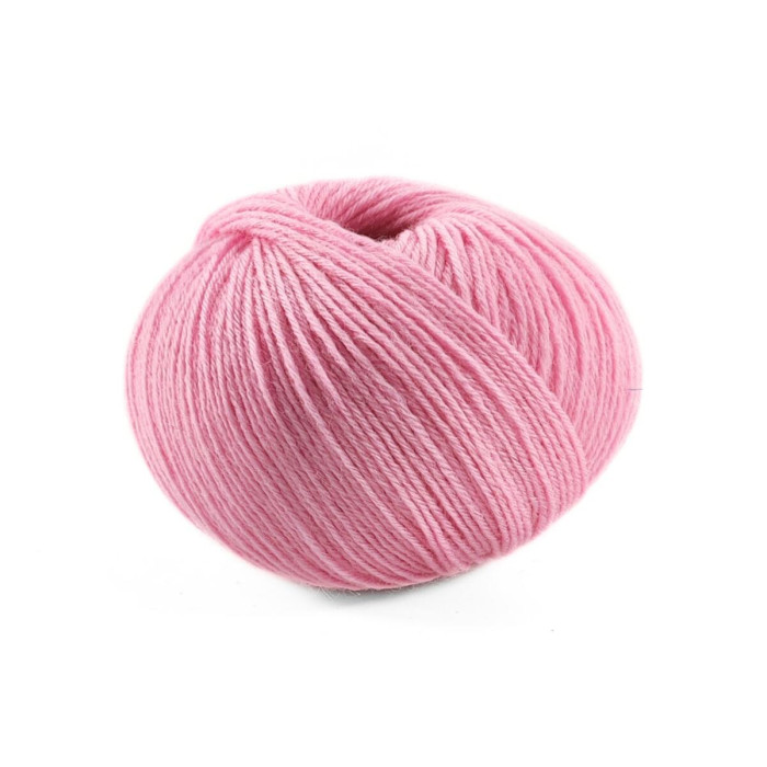 609 Пряжа Campolmi Filati Baby, 50г - 200м, рожевий, 100% меринос