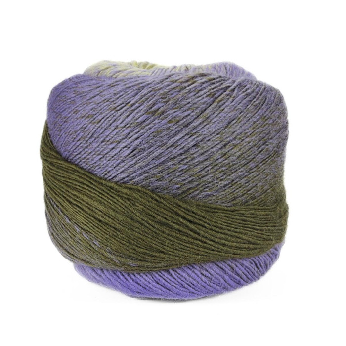 609 Пряжа Laines du Nord Poema, 150г - 600м, різнокольоровий, 100% вовна