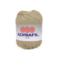 61 Пряжа Adriafil Totalino, 50г - 140м, пісок, 100% льон