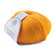 61 Пряжа Campolmi Filati Svezia, 100г - 250м, сонячно-жовтий, 50% вовна, 50% акрил