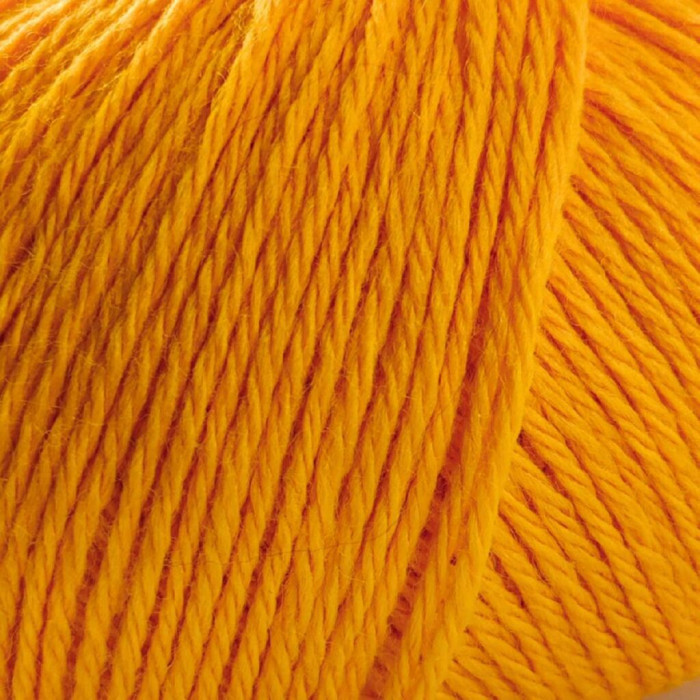 61 Пряжа Campolmi Filati Svezia, 100г - 250м, сонячно-жовтий, 50% вовна, 50% акрил
