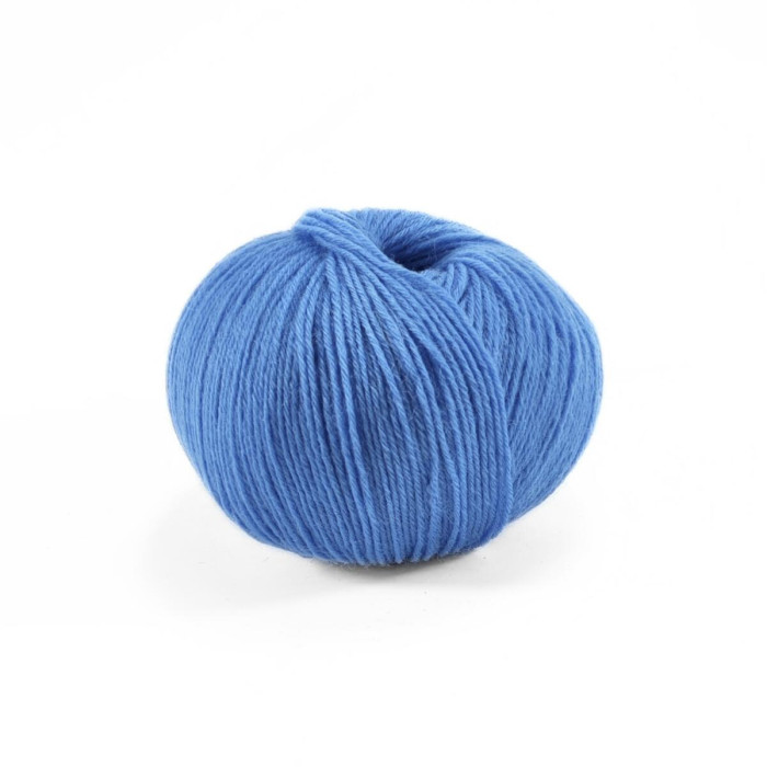 610 Пряжа Campolmi Filati Baby, 50г - 200м, темно-блакитний, 100% меринос