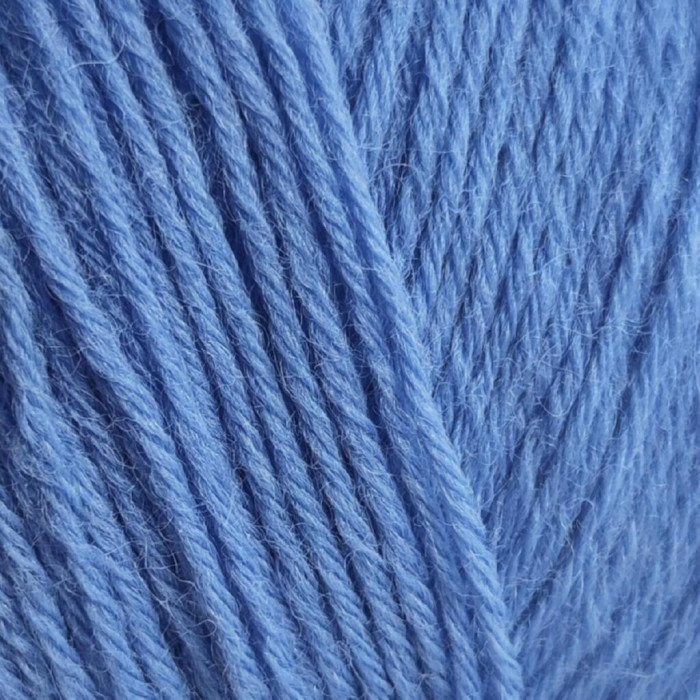 610 Пряжа Campolmi Filati Baby, 50г - 200м, темно-блакитний, 100% меринос